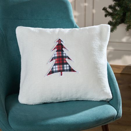 Наволочка декоративная Елка/Christmas tree льняная наволочка merry christmas 40x40 см