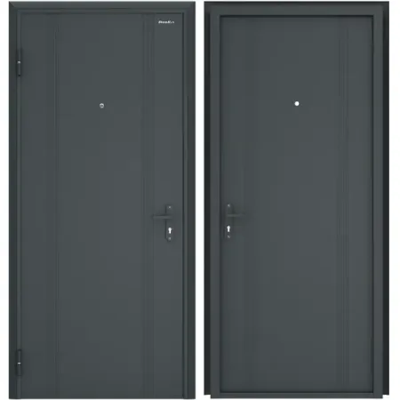 Дверь входная металлическая Эко 98x205 см левая антрацит 1 3 с инфракрасным фильтром 180 градусный объектив камеры заднего вида с большим углом обзора автомобиля