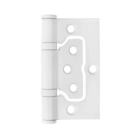 Петля бабочка без врезки Punto 75x60x2.5 мм сталь цвет белый whoopee латунные валы с подшипниками 10 40 мм