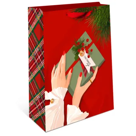 Подарочный пакет Арт и дизайн Плюс 32x26 см в ассортименте