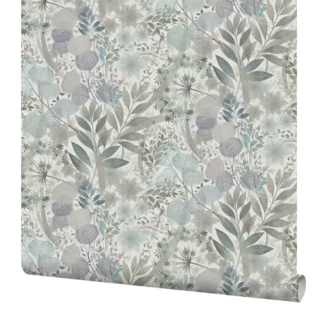 Обои флизелиновые Erismann SG голубые 1.06 м ER12238-24 искусственные литые ветки ели для новогоднего декора арт 1135 зеленые и голубые литые ветки