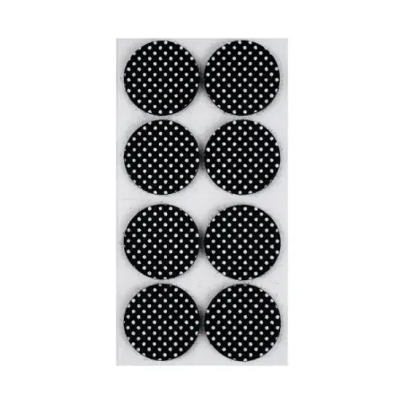 Накладка на мебельные ножки самоклеящиеся KONSENSA ⌀28 мм круглые резина цвет черный 8 шт. мебельные петли dreld 60 шт 16 13 мм
