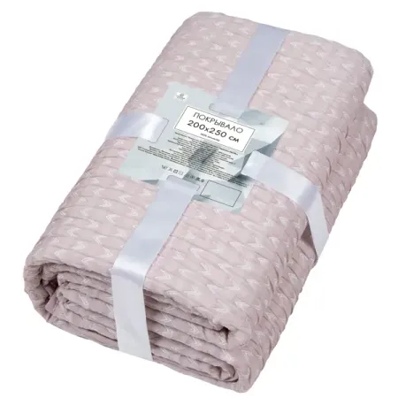 Покрывало Мона 200x250 см микрофибра цвет бежевый