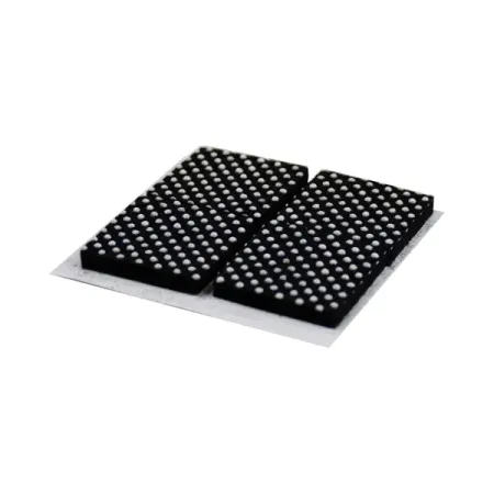 Накладка на мебельные ножки KONSENSA 25x25 мм прямоугольные резина цвет черный 8 шт.