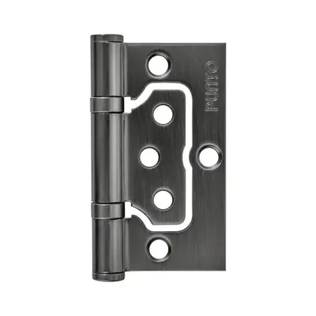 Петля бабочка без врезки Punto 75x60x2.5 мм сталь цвет графит whoopee латунные валы с подшипниками 10 40 мм