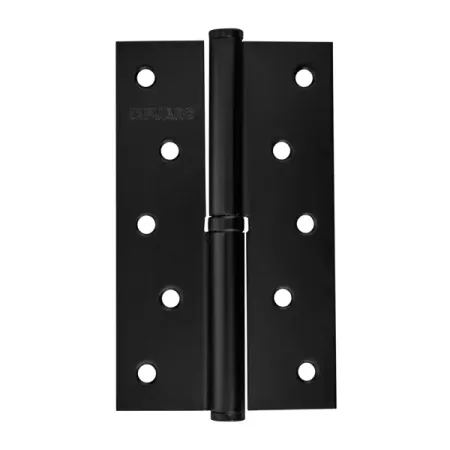 Петля карточная съемная Fuaro 125x75x2.5 мм сталь цвет черный петля универсальная fuaro 4bb 125x75x2 5 мм   латунь