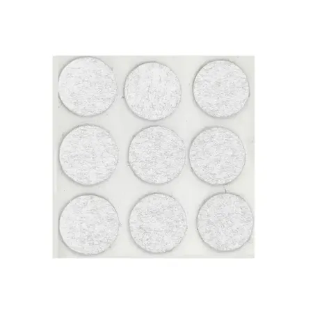 Накладка на мебельные ножки KONSENSA 25 мм круглые фетр цвет белый 8 шт.