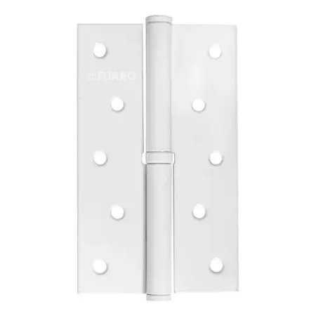 Петля карточная съемная Fuaro 125x75x2.5 мм сталь цвет белый петля универсальная fuaro 4bb 125x75x2 5 мм   латунь