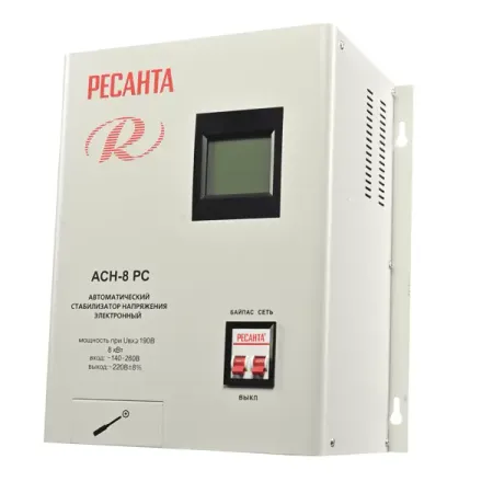 Стабилизатор напряжения Ресанта АСН-8 РС 8 кВт