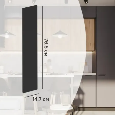 Фасад кухонного шкафа София 14.7x76.5 см KONSENSA ЛДСП цвет серый софия кагорова куда выбрасывает беглянок или посторонись барсуки летят