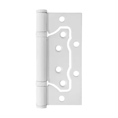 Петля бабочка без врезки Fuaro 100x75x2.5 мм сталь цвет белый доводчик fuaro dc204 85кг белый