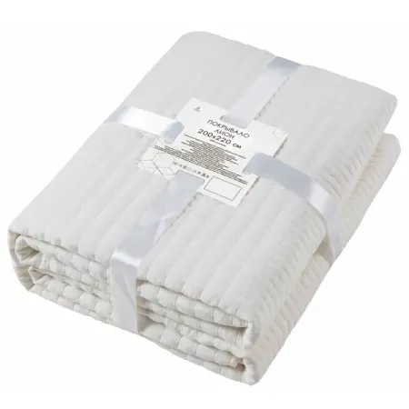 Покрывало Лион 200x220 см микрофибра цвет кремовый