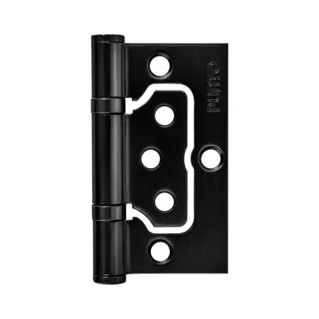 Петля бабочка без врезки Punto 75x60x2.5 мм сталь цвет черный whoopee латунные валы с подшипниками 10 40 мм