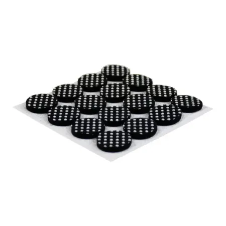 Накладка на мебельные ножки KONSENSA 16 мм круглые резина цвет черный 16 шт.