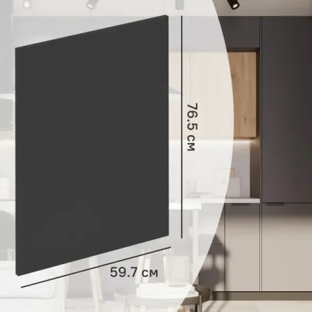 Фасад кухонного шкафа София 59.7x76.5 см KONSENSA ЛДСП цвет серый софия эззиати герои снов доверие ключ к сердцу