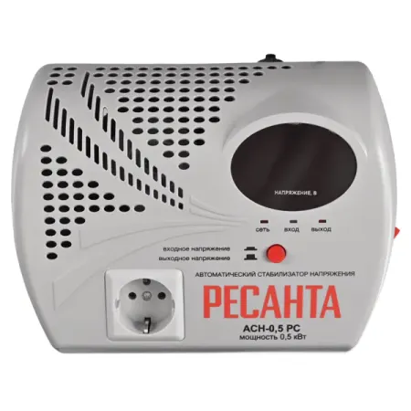 Стабилизатор напряжения Ресанта АСН-0.5 РС 0.5 кВт трансформатор напряжения 220в 110в