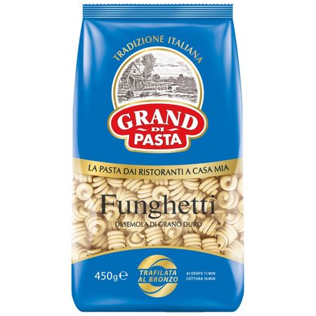 Макароны Grand di Pasta фунгетти 450 гр