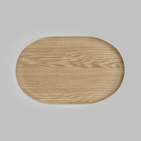 Поднос Togas Аберро коричневый 40х25 см