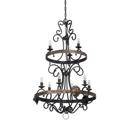 Люстра Розаnoff RS121/6+3 Лиона 9xЕ14