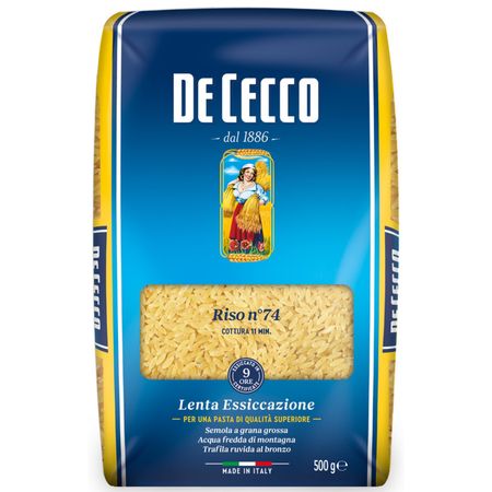 Макароны De Cecco ризо №74 500г