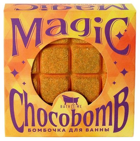 Бомбочка для ванны BathTime Magic ChocoBomb оранжевая, 150 г