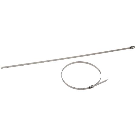 Стяжка кабельная ЭРА 250х4,6 мм нержавеющая сталь серая (10 шт.) (NO-225-248)