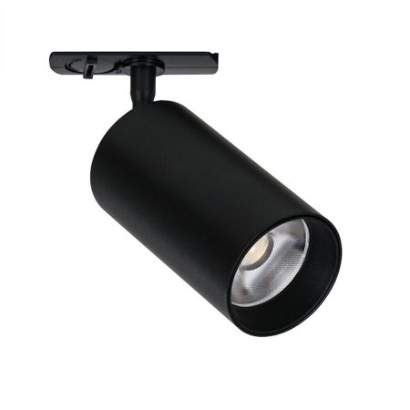 Светодиодный трековый светильник однофазный Arte Lamp Aero 4000К 15 Вт 4,5 кв.м черный (A1347PL-1BK)