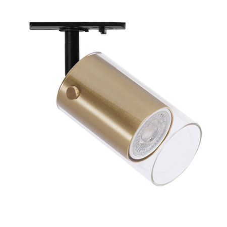 Трековый светильник однофазный Arte Lamp Lazio 35 Вт GU10 1 кв.м золото (A5368PL-1SG)