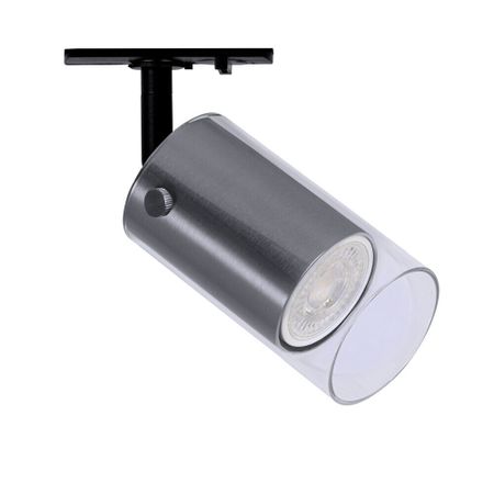 Трековый светильник однофазный Arte Lamp Lazio 35 Вт GU10 1 кв.м серебро (A5368PL-1SS)