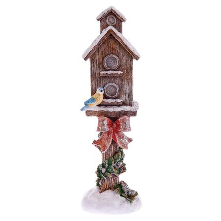 Декоративная новогодняя фигура Полиформ Скворечник 45 см