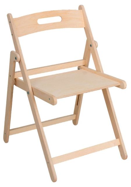 Стул Actuel складной со сплошным сиденьем