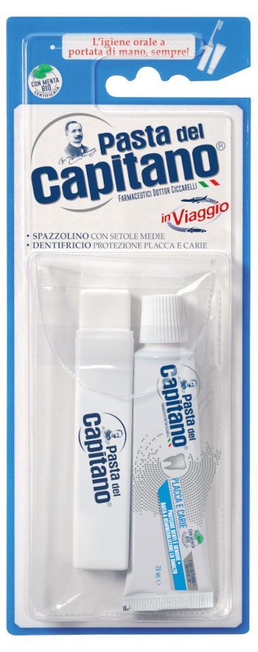 Набор зубной дорожный Pasta Del Capitano Италия