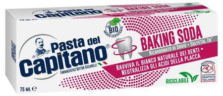 Зубная паста Pasta Del Capitano Baking soda Италия, 75 мл
