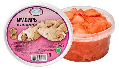 Имбирь ФЭГ маринованный, 400 г