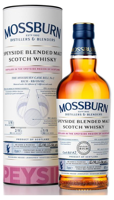 Виски Mossburn Signature Casks Speyside в подарочной упаковке Шотландия, 0,7 л