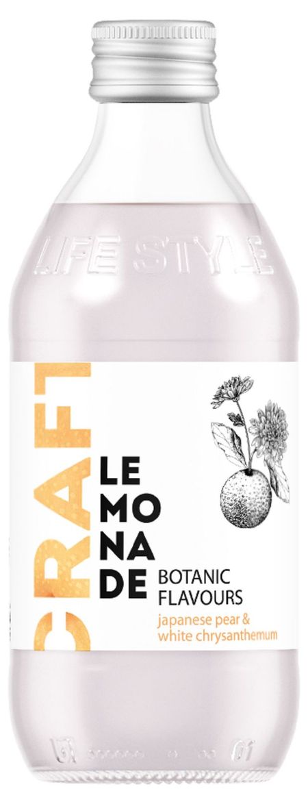 Напиток сильногазированный Starbar Craft со вкусом японской груши и белой хризантемы, 330 мл