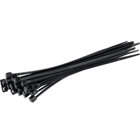 Стяжка кабельная Duwi 80x2,5 мм нейлоновая черная (25 шт.) (30213 1)