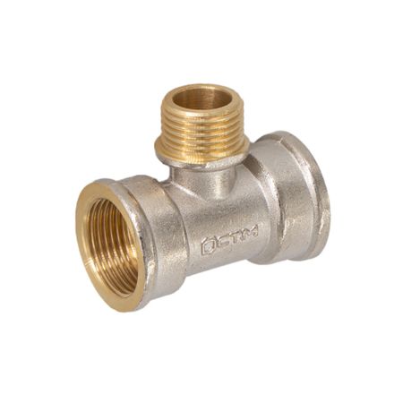 Тройник переходной СТМ 3/4 ВР(г) х 1/2 НР(ш) х 3/4 ВР(г) латунный пластиковый переходной фитинг pagoda barb 1 4 3 8 1 2 3 4 bsp