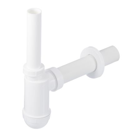 Сифон для раковины Alcadrain 1 1/4х40 мм без выпуска белый (A43/AG210522140)