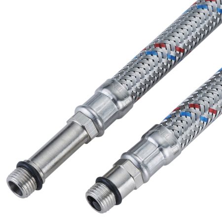 Подводка гибкая для смесителя CTM 1/2 ВР(г) х М10 штуцер 36 мм 80 см (CWFHS080)