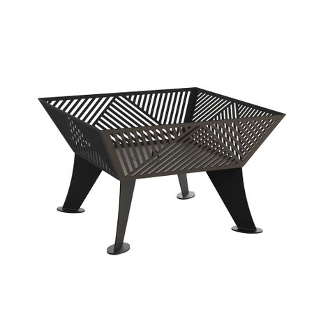 Чаша костровая Ибица 620х620 мм плоское дно 4 ножки