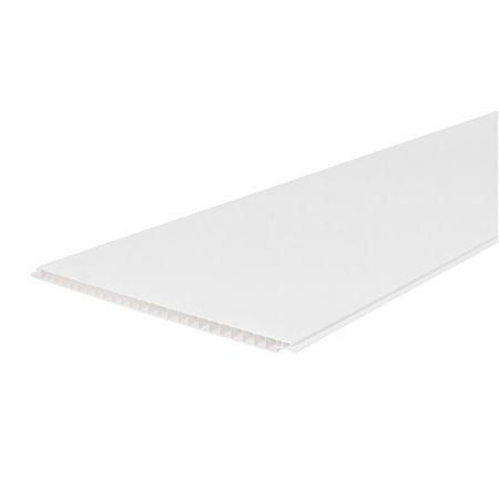 Панель ПВХ 250х2700х9 мм Stella Light матовая белая 0,67 кв.м