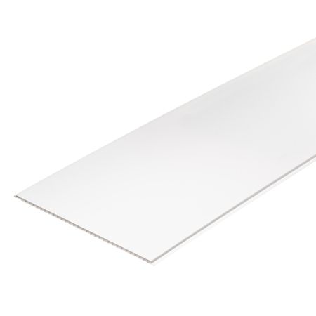 Панель ПВХ 250х2700х9 мм Stella Light глянцевая белая 0,67 кв.м