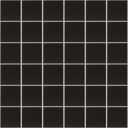 Мозаика Starmosaic черная керамическая 306х306х6 мм матовая