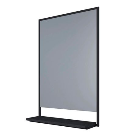 Зеркало с полкой прямоугольное 60х90 см в раме черной 1Marka Grungle Loft (Ц0000007990) пед репертуар хрест для форт 5 кл дмш пьесы м 60х84 8 60х90 8