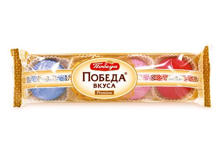 Шоколадные трюфели Победа вкуса с марципаном 60 г 4 шт в упаковке