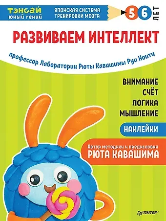 Руи Ноити Тэнсай. Развиваем интеллект. 5-6 лет (с наклейками)