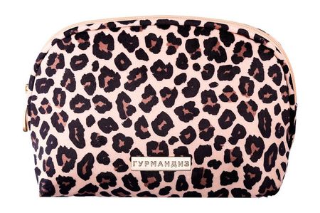 Гурмандиз Косметичка Леопардовая Средняя