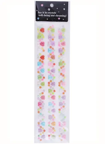 Стразы-полоски Пестрые(7*35)