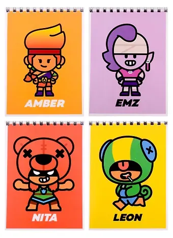 Блокнот А6 40 листов, нелинованный, 